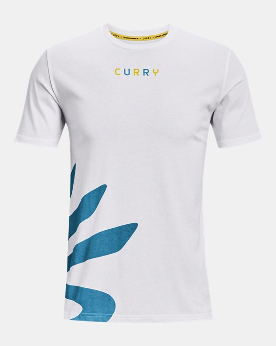 Men's Curry Ultra Splash T-Shirt, White, pdpMainDesktop image number 4